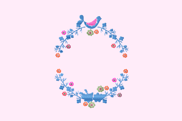 Blue Bird Flower Wreath Review