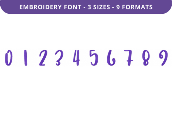 Country Garden Font 0 to 9 Review for Boutique Apparel