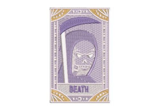 Death Tarot Card: A Spooky Seasonal Embroidery Review