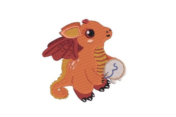 Draft Review: Dragon Embroidering Design