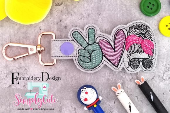 ITH Keychain SnapTab Peace Love Momlife Review