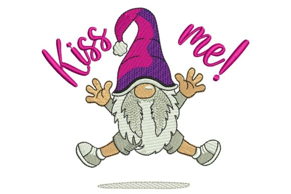 Kiss Me Gnome Embroidery Review for Handmade Gifts