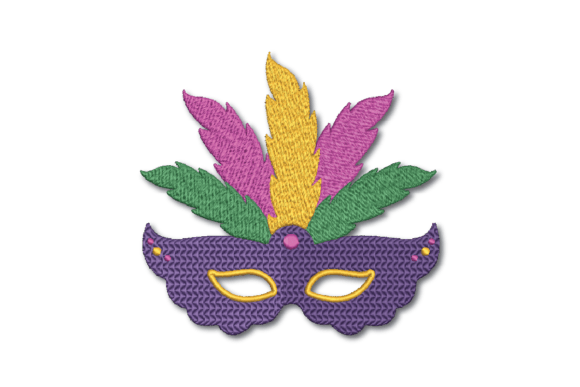 Marid Gras Mask with Feathers: A Designer's Review