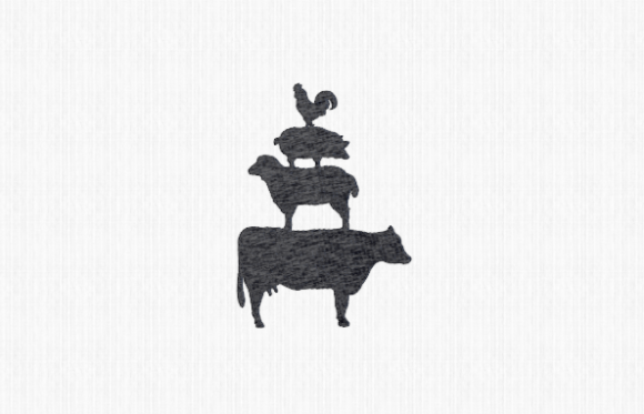 Stacked Farm Animals: A Designer's Holiday Review