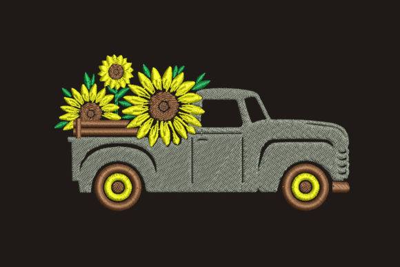 Truck with Sunflower: A Designer's Review for Craft Fairs
