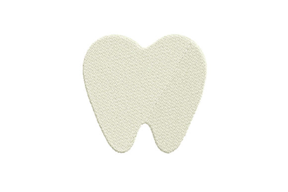 White Teeth: A Sweet Embroidery Design for Personalized Gifts